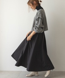 rectangle | ボリュームフレアロングスカート(スカート)