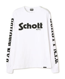 Schott | Schott/ショット/LONG SLEEVE T-SHIRT BASIC SCHOTT LOGO/ショット ロゴ 長袖Tシャツ(Tシャツ/カットソー)