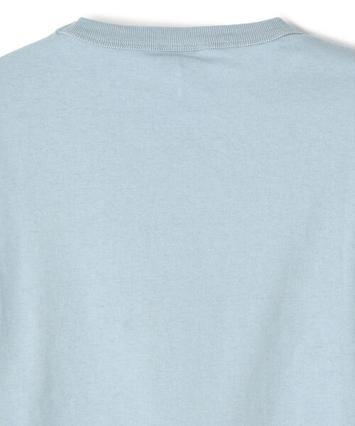 Schott（ショット）の「Schott/ショット/LONG SLEEVE T-SHIRT BASIC SCHOTT LOGO/ショット ロゴ 長袖Tシャツ（Tシャツ/カットソー・メンズ・ライトブルー/マスタード/ホワイト/ブラック・XX-LARGE/MEDIUM/LARGE/X-LARGE）」の7枚目の写真