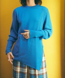 MATURED | 【MATURED】アシンメトリーカラーニット(ニット/セーター)