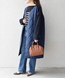 *キルティング ジップ コート◇