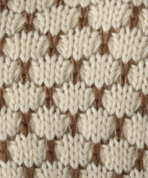 LOWRYS FARM（ローリーズファーム）の「２ＷＡＹ柄ショートニットプルオーバーカーディガン　236943（ニット/セーター・レディース・ブルー/グリーン/アイボリー/ブラック/ブラウン・FREE）」の8枚目の写真