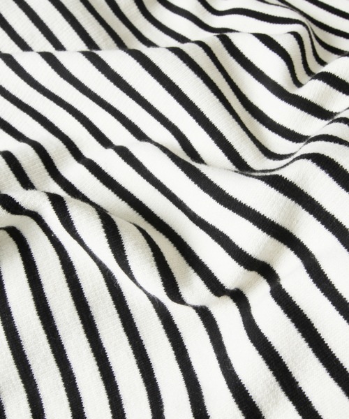 &. NOSTALGIA（アンドドットノスタルジア）の「【美香さんコラボ】肩タックニットソープルオーバー（ニット/セーター・レディース・ブラック×ホワイト/ブラック/ラベンダー/ブラウン系その他・FREE）」の8枚目の写真