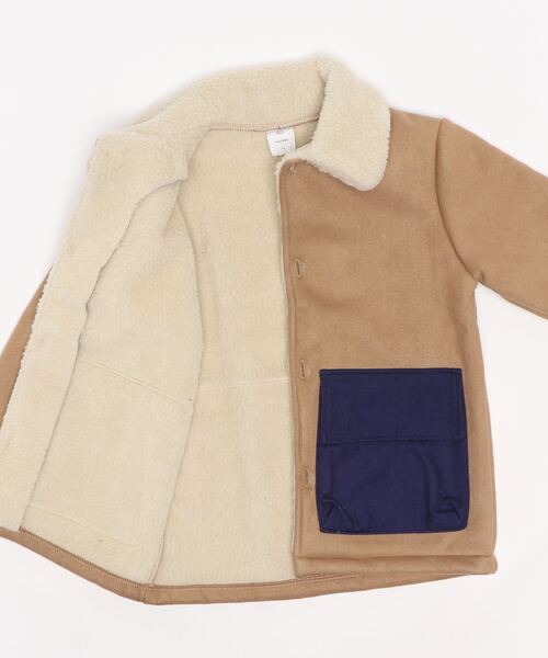 Wynken(ウィンケン)の「Wynken / 中ボアコート(その他アウター・キッズ・ベージュ・8Y/6Y)」の7枚目の写真