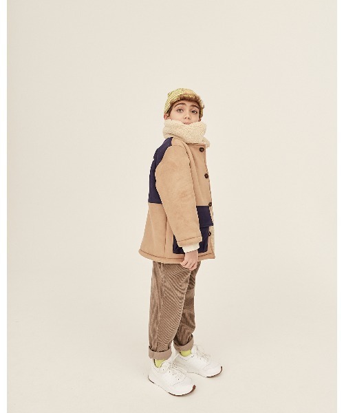 Wynken(ウィンケン)の「Wynken / 中ボアコート(その他アウター・キッズ・ベージュ・8Y/6Y)」の2枚目の写真
