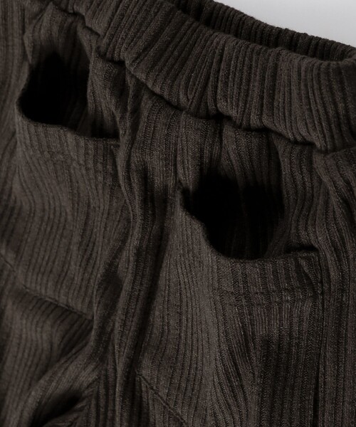 BRANSHES（ブランシェス）の「ランダムテレコロングパンツ（その他パンツ・キッズ・ブラウン/グレー・130/150/100/120/90/110/140）」の7枚目の写真