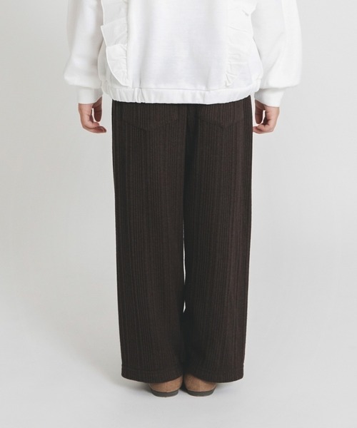 BRANSHES（ブランシェス）の「ランダムテレコロングパンツ（その他パンツ・キッズ・ブラウン/グレー・130/150/100/120/90/110/140）」の22枚目の写真