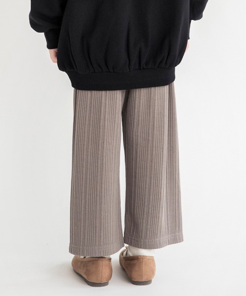 BRANSHES（ブランシェス）の「ランダムテレコロングパンツ（その他パンツ・キッズ・ブラウン/グレー・130/150/100/120/90/110/140）」の12枚目の写真