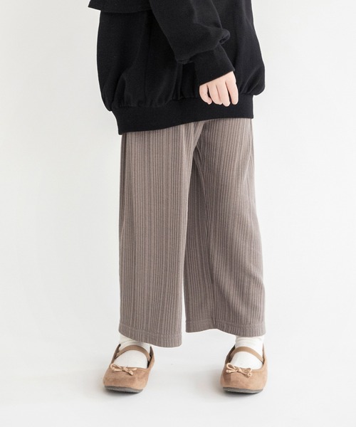 BRANSHES（ブランシェス）の「ランダムテレコロングパンツ（その他パンツ・キッズ・ブラウン/グレー・130/150/100/120/90/110/140）」の8枚目の写真
