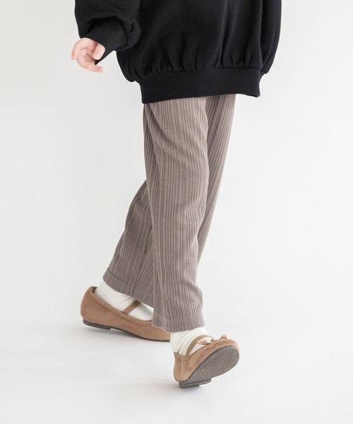 BRANSHES（ブランシェス）の「ランダムテレコロングパンツ（その他パンツ・キッズ・ブラウン/グレー・130/150/100/120/90/110/140）」の9枚目の写真
