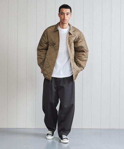 H BEAUTY&YOUTH UNITED ARROWS(エイチビューティーアンドユースユナイテッドアローズ)の「<H>OLMETEX QUILTING OVER SHIRT/シャツジャケット(ナイロンジャケット・メンズ・ブラウン/ブラック・S/M/L)」の16枚目の写真