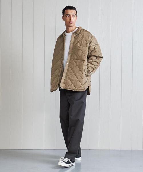 H BEAUTY&YOUTH UNITED ARROWS(エイチビューティーアンドユースユナイテッドアローズ)の「<H>OLMETEX QUILTING OVER SHIRT/シャツジャケット(ナイロンジャケット・メンズ・ブラウン/ブラック・S/M/L)」の17枚目の写真
