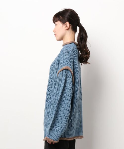 Dita(ディータ)の「21AW ウォッシャブルロビングヤーンボリュームニット(ニット/セーター・レディース・ベージュ/グレー/ブルー・M/L)」の6枚目の写真