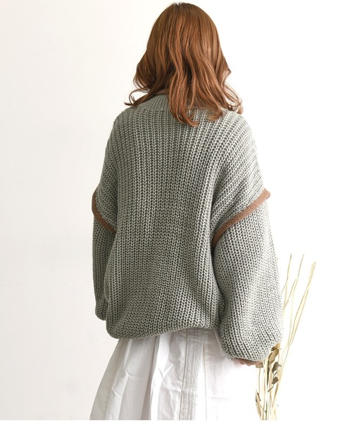 Dita(ディータ)の「21AW ウォッシャブルロビングヤーンボリュームニット(ニット/セーター・レディース・ベージュ/グレー/ブルー・M/L)」の16枚目の写真