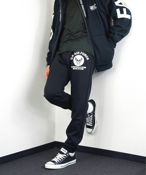 Burner(バーナー)の「【GROOVY STORE】U.S.AIR.FORCE 裏起毛 スウェットパンツ(スウェットパンツ・メンズ・ブラック/グレー/グリーン/ブルー・L/M/LL)」の6枚目の写真