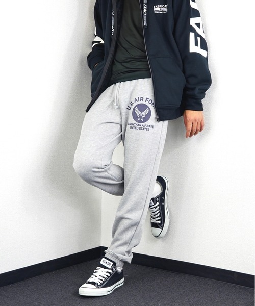 Burner(バーナー)の「【GROOVY STORE】U.S.AIR.FORCE 裏起毛 スウェットパンツ(スウェットパンツ・メンズ・ブラック/グレー/グリーン/ブルー・L/M/LL)」の10枚目の写真