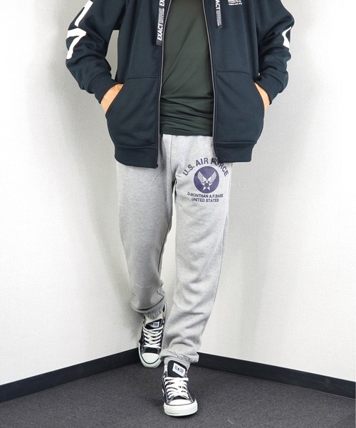 Burner(バーナー)の「【GROOVY STORE】U.S.AIR.FORCE 裏起毛 スウェットパンツ(スウェットパンツ・メンズ・ブラック/グレー/グリーン/ブルー・L/M/LL)」の11枚目の写真