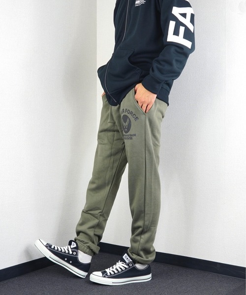 Burner(バーナー)の「【GROOVY STORE】U.S.AIR.FORCE 裏起毛 スウェットパンツ(スウェットパンツ・メンズ・ブラック/グレー/グリーン/ブルー・L/M/LL)」の13枚目の写真