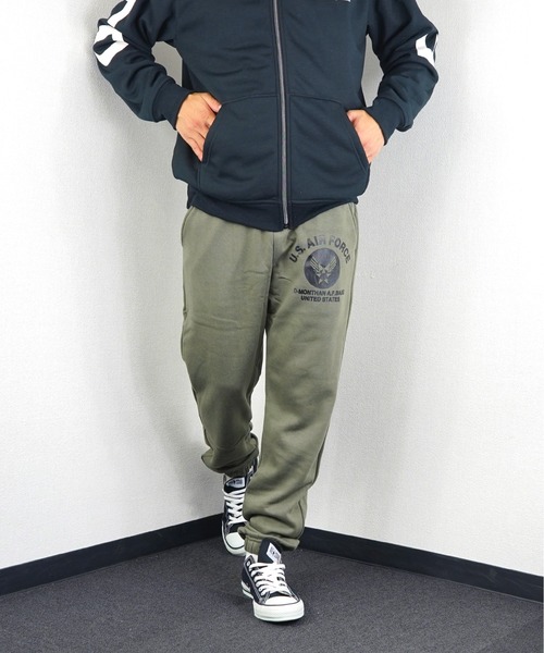 Burner(バーナー)の「【GROOVY STORE】U.S.AIR.FORCE 裏起毛 スウェットパンツ(スウェットパンツ・メンズ・ブラック/グレー/グリーン/ブルー・L/M/LL)」の15枚目の写真