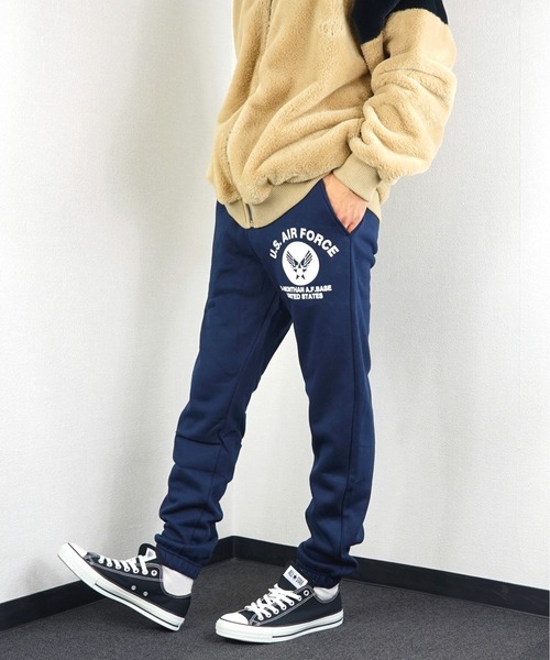 Burner(バーナー)の「【GROOVY STORE】U.S.AIR.FORCE 裏起毛 スウェットパンツ(スウェットパンツ・メンズ・ブラック/グレー/グリーン/ブルー・L/M/LL)」の17枚目の写真