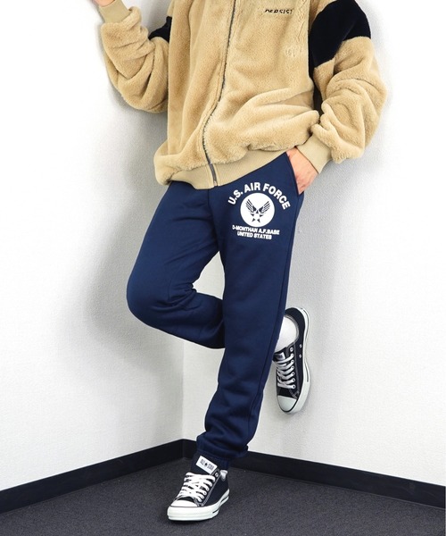 Burner(バーナー)の「【GROOVY STORE】U.S.AIR.FORCE 裏起毛 スウェットパンツ(スウェットパンツ・メンズ・ブラック/グレー/グリーン/ブルー・L/M/LL)」の18枚目の写真