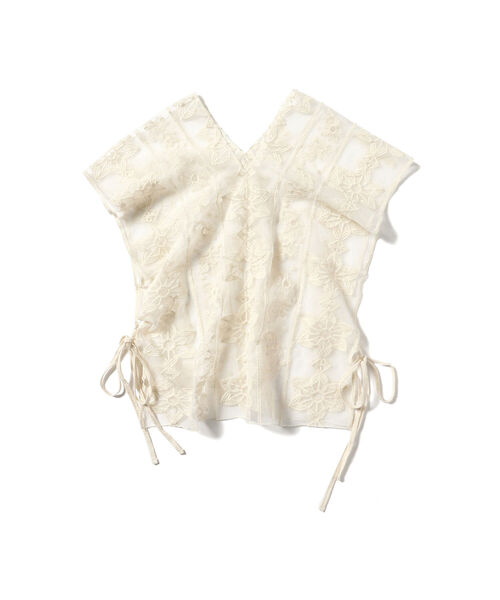 BEAMS BOY(ビームスボーイ)の「BEAMS BOY / 2WAY レース アームカバー(付け襟・レディース・ブラック/オフホワイト・ONE SIZE)」の17枚目の写真