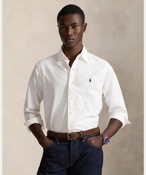 【ポロラルフローレン】2023年SS クラシックフィット ガーメントダイド L ポロ ラルフ ローレン POLO RALPH LAUREN クラシック フィット