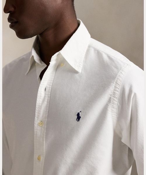 POLO RALPH LAUREN（ポロ ラルフ ローレン）の「クラシック フィット ガーメントダイド オックスフォード シャツ（シャツ/ブラウス・メンズ・ホワイト・XL/S/XS/XXL/L/M）」の5枚目の写真