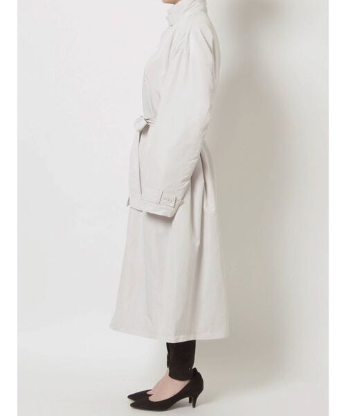 MURUA（ムルーア）の「【AOI】インナーコットンスタンドカラーコート（ステンカラーコート・レディース・カーキ/アイボリー・FREE）」の14枚目の写真