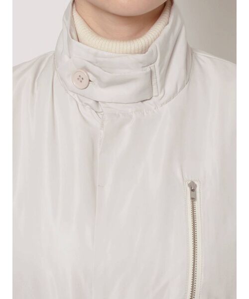 MURUA（ムルーア）の「【AOI】インナーコットンスタンドカラーコート（ステンカラーコート・レディース・カーキ/アイボリー・FREE）」の16枚目の写真