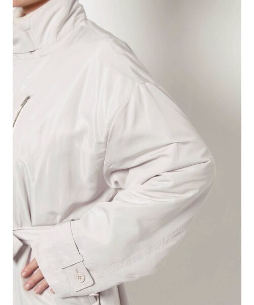 MURUA（ムルーア）の「【AOI】インナーコットンスタンドカラーコート（ステンカラーコート・レディース・カーキ/アイボリー・FREE）」の17枚目の写真