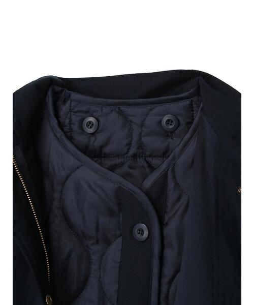 ELENCARE DUE（エレンカーレデュエ）の「・ELENCARE DUE SET2点ライナー×モッズ＊（モッズコート・レディース・ネイビー/カーキ・FREE）」の7枚目の写真