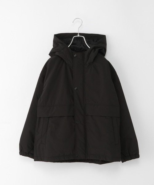 GLOBAL WORK（グローバルワーク）の「AND YUA ANY/撥水中綿アウター/237647（ブルゾン・キッズ・ブラック/ベージュ・150cm/160cm）」の2枚目の写真