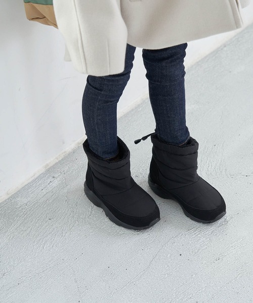 ROPE' PICNIC（ロペピクニック）の「【KIDS】【撥水加工】キルトブーツ（ブーツ・キッズ・ブラック/ベージュ・20/18/19/21）」の7枚目の写真