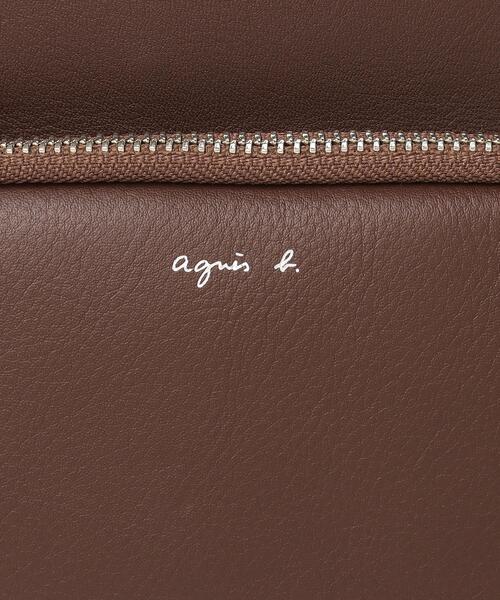 agnes b.（アニエスベー）の「angele バックパック (NS14－03)（バックパック/リュック・レディース・ブラウン・FREE）」の3枚目の写真