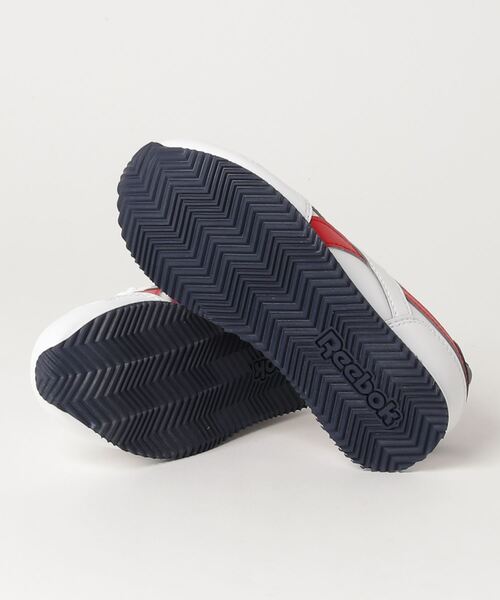 Reebok(リーボック)の「ロイヤル / ROYAL CLJOG 3.0 (スニーカー・キッズ・ホワイト×ネイビー・22.0cm/22.5cm/23.0cm/23.5cm/24.0cm/24.5cm/25.0cm/17.0cm/18.0cm/19.0cm/20.0cm/21.0cm/21.5㎝/18.5cm/19.5cm/20.5cm/17.5cm)」の2枚目の写真