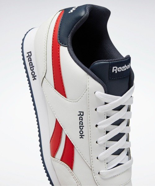 Reebok(リーボック)の「ロイヤル / ROYAL CLJOG 3.0 (スニーカー・キッズ・ホワイト×ネイビー・22.0cm/22.5cm/23.0cm/23.5cm/24.0cm/24.5cm/25.0cm/17.0cm/18.0cm/19.0cm/20.0cm/21.0cm/21.5㎝/18.5cm/19.5cm/20.5cm/17.5cm)」の6枚目の写真