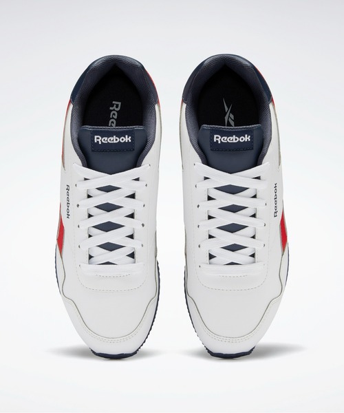 Reebok(リーボック)の「ロイヤル / ROYAL CLJOG 3.0 (スニーカー・キッズ・ホワイト×ネイビー・22.0cm/22.5cm/23.0cm/23.5cm/24.0cm/24.5cm/25.0cm/17.0cm/18.0cm/19.0cm/20.0cm/21.0cm/21.5㎝/18.5cm/19.5cm/20.5cm/17.5cm)」の8枚目の写真