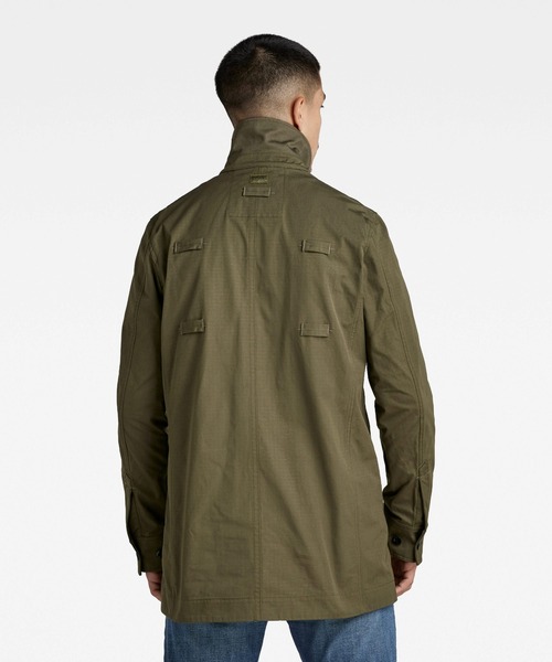G-STAR（ジースター）の「UTILITY TRENCH/トレンチコート（トレンチコート・メンズ・ダークオリーブ・SMALL/MEDIUM/X-SMALL/LARGE）」の3枚目の写真