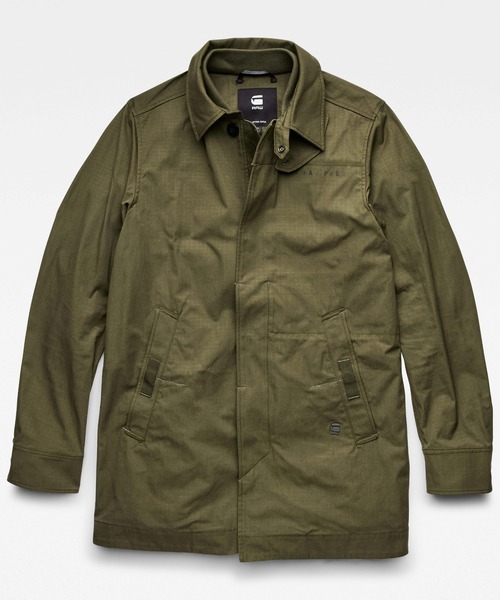 G-STAR（ジースター）の「UTILITY TRENCH/トレンチコート（トレンチコート・メンズ・ダークオリーブ・SMALL/MEDIUM/X-SMALL/LARGE）」の6枚目の写真