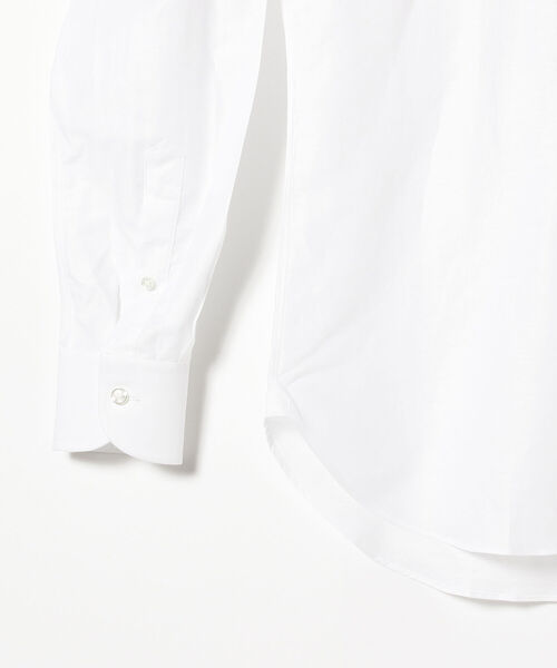 BEAMS F（ビームスエフ）の「BEAMS F / リネンコットン タブカラーシャツ（シャツ/ブラウス・メンズ・ホワイト/サックスブルー・40/38/39/41）」の7枚目の写真
