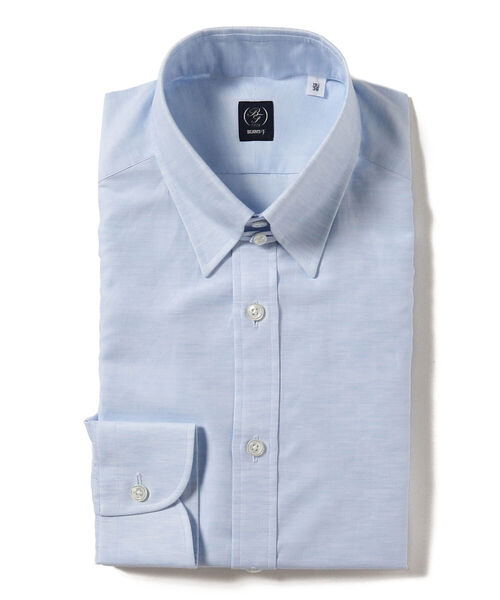 BEAMS F（ビームスエフ）の「BEAMS F / リネンコットン タブカラーシャツ（シャツ/ブラウス・メンズ・ホワイト/サックスブルー・40/38/39/41）」の9枚目の写真