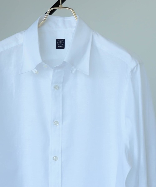 BEAMS F（ビームスエフ）の「BEAMS F / リネンコットン タブカラーシャツ（シャツ/ブラウス・メンズ・ホワイト/サックスブルー・40/38/39/41）」の15枚目の写真