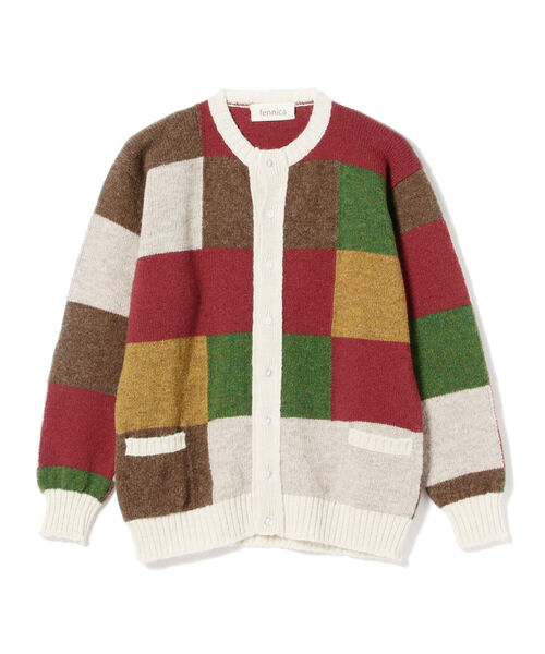 Jamieson's of Shetland（ジャミーソンズオブシェトランド）の「Jamieson's Knitwear × fennica / 別注 Rasta Farm Patchwork Cardigan カーディガン〈UNISEX〉（カーディガン/ボレロ・メンズ・その他・MEDIUM）」の2枚目の写真