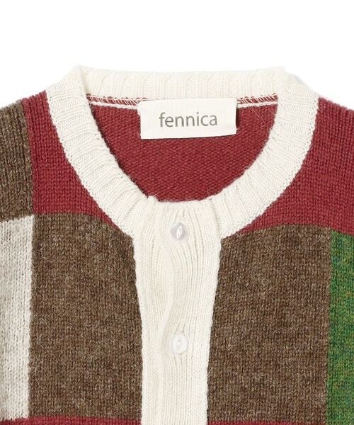 Jamieson's of Shetland（ジャミーソンズオブシェトランド）の「Jamieson's Knitwear × fennica / 別注 Rasta Farm Patchwork Cardigan カーディガン〈UNISEX〉（カーディガン/ボレロ・メンズ・その他・MEDIUM）」の3枚目の写真