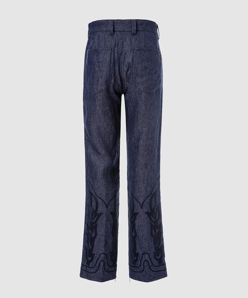 MASU(エムエーエスユー)の「EMBROIDERY WESTERN TROUSERS(その他パンツ・メンズ・インディゴブルー・46/48/44)」の2枚目の写真