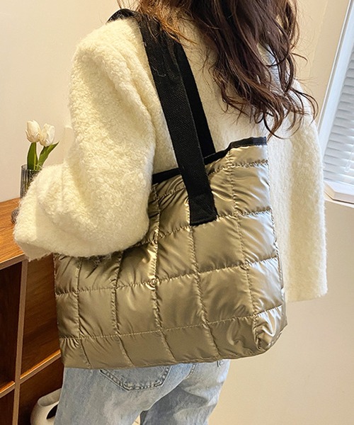 光沢キルティングトートバッグ（トートバッグ）｜STYLEBLOCK