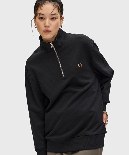 Half Zip Sweatshirt／フレッドペリーハーフジップスウェット
