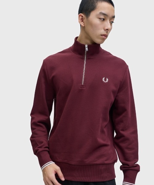 Half Zip Sweatshirt／フレッドペリーハーフジップスウェットシャツ