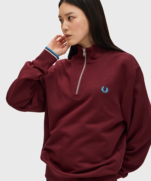 Half Zip Sweatshirt／フレッドペリーハーフジップスウェット